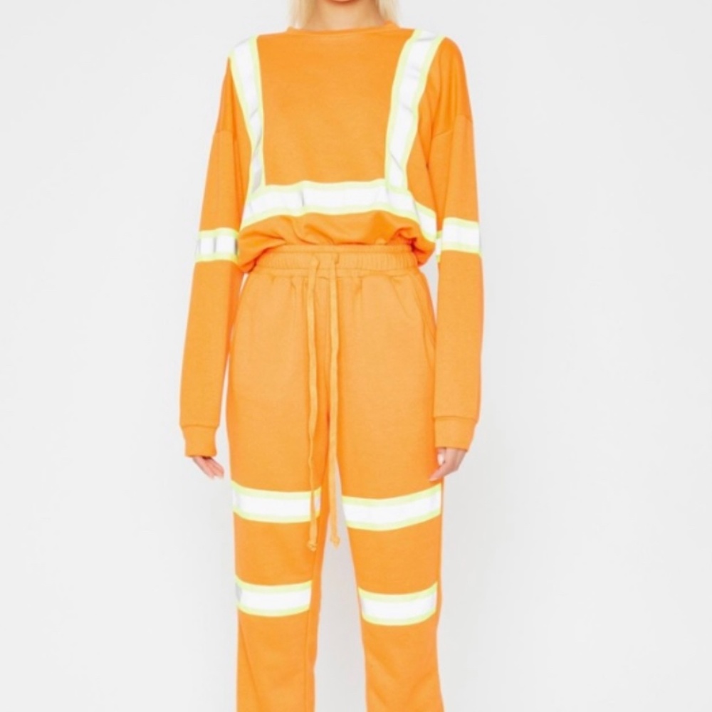 Construction sweatsuit Halloween Dolls Kill